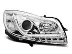 Opel Insignia 2008 tot 2012 LEDtube koplamp unit Chrome, Verzenden