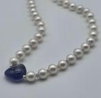 Zonder Minimumprijs - Halsketting - 18 karaat Witgoud Parel, Nieuw