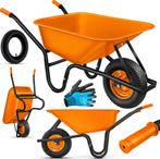 MASKO® Kruiwagen 100L met Luchtbanden max. 250kg laadvermoge, Verzenden, Nieuw