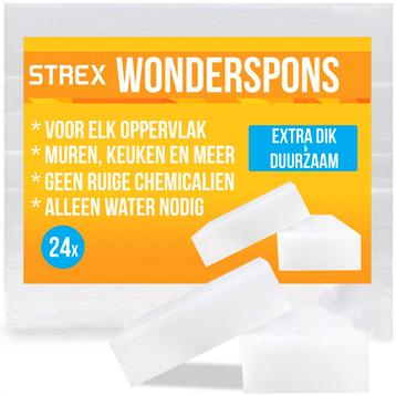 Strex 24x Wonderspons - Schoonmaakspons / Sponsjes / Magic