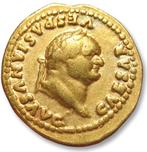 Romeinse Rijk. Vespasian (69-79 n.Chr.). Aureus Rome mint, Postzegels en Munten, Munten | Europa | Niet-Euromunten