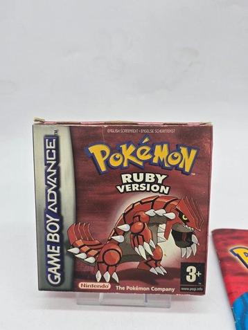 Nintendo - Gameboy Advance - Pokémon Ruby Version (EUR) - beschikbaar voor biedingen