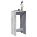 vidaXL Bartafel 51x50x103,5 cm bewerkt hout grijs sonoma, Huis en Inrichting, Tafels | Eettafels, Verzenden, Nieuw