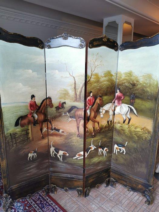 Scherm / kamerverdeler - Hout, Antiek en Kunst, Curiosa en Brocante