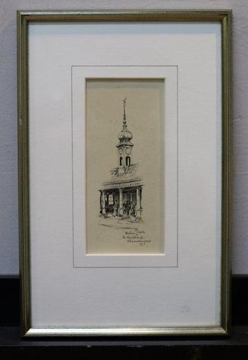 Anton Pieck 1895-1987. - Visbank in Vlaardingen 1942 beschikbaar voor biedingen