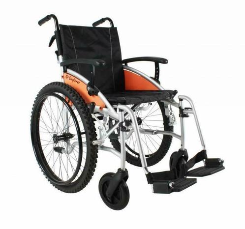 Opvouwbare Rolstoel Excel G-Explorer Lichtgewicht (Nieuw), Diversen, Rolstoelen, Handbewogen rolstoel, Nieuw, Inklapbaar, Ophalen of Verzenden