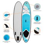 SUP Board - Opblaasbaar - 3m - Blauw, Watersport en Boten, Verzenden, Nieuw