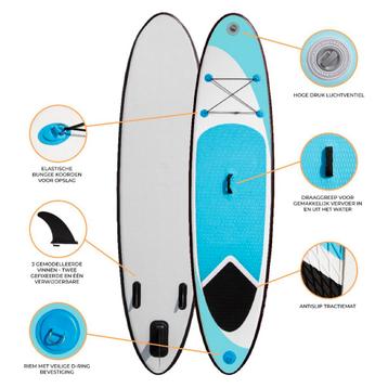 SUP Board - Opblaasbaar - 3m - Blauw beschikbaar voor biedingen