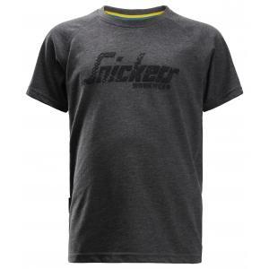 Snickers 7510 junior logo t-shirt - 3400 - dark blue melange, Dieren en Toebehoren, Dierenvoeding