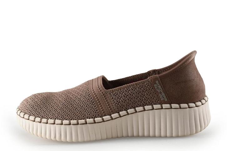 Skechers Instappers in maat 37 Bruin, Kleding | Dames, Schoenen, Bruin, Zo goed als nieuw, Instappers, Verzenden