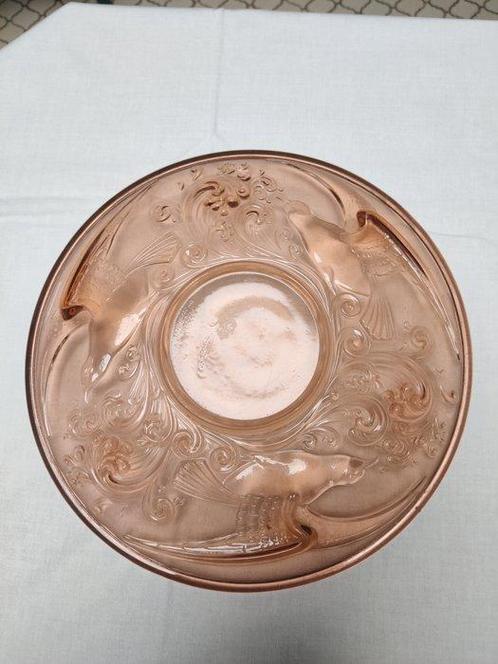 Val Saint Lambert - Plat à tarte - Verre, Antiek en Kunst, Antiek | Meubels | Tafels