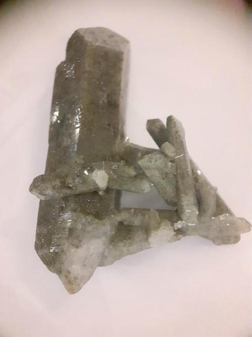 Chlorite Phantom Quartz Crystal Cluster, 91 ct, 18.20 gr, Collections, Minéraux & Fossiles, Envoi
