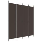 Kamerscherm 4 Panelen Bruin - Tweede Kansje! - Privacy Troef, Huis en Inrichting, Verzenden, Nieuw