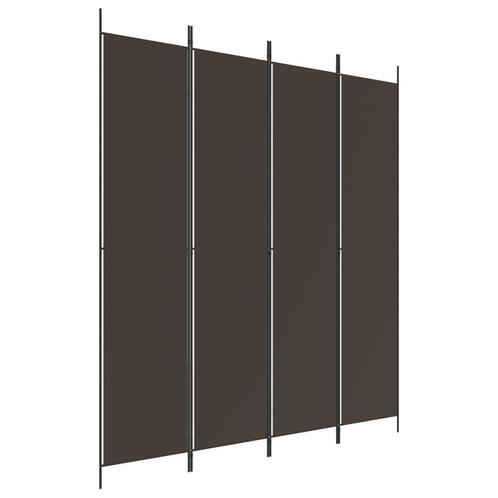 Kamerscherm 4 Panelen Bruin - Tweede Kansje! - Privacy Troef, Huis en Inrichting, Woonaccessoires | Kamerschermen, Nieuw, Verzenden