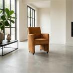Leren eetkamerstoel Elegant - Kenia Cognac (cognac) - Met, Huis en Inrichting, Stoelen, Eigentijds, Modern, Bruin, Nieuw, Leer