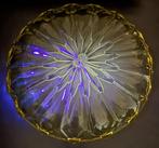 Kan - D. 31 cm - Uraniumglas, pressglas Annagelb - art-deco