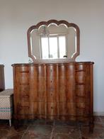 Commode - Noyer, Marbre, Antiek en Kunst