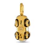 Aaron Basha - Bedelarmband - 18 karaat Witgoud, 18K Geel en