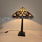 Tafellamp - Glas, Metaal - Tiffany-stijl lamp, Antiek en Kunst
