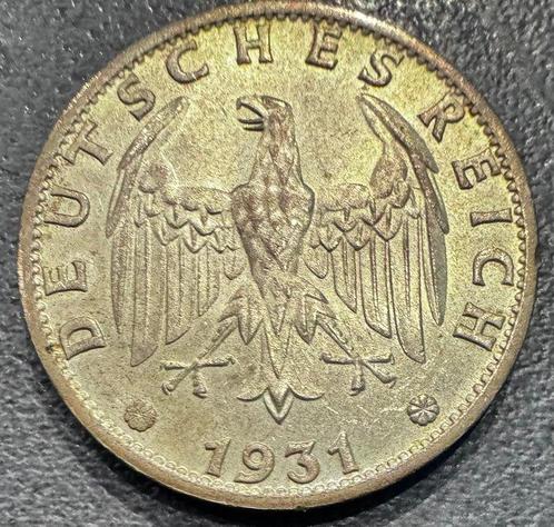 Allemagne, République de Weimar 3 Reichsmark 1931-F, Postzegels en Munten, Munten | Europa | Niet-Euromunten