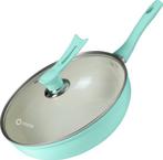 2dekans | COOCK Wokpan Inductie 32cm - Speciale Anti-Aanbak, Ophalen of Verzenden, Nieuw
