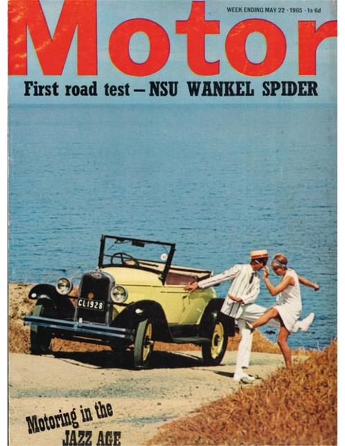 1965 MOTOR MAGAZINE 3287 ENGELS, Boeken, Auto's | Folders en Tijdschriften