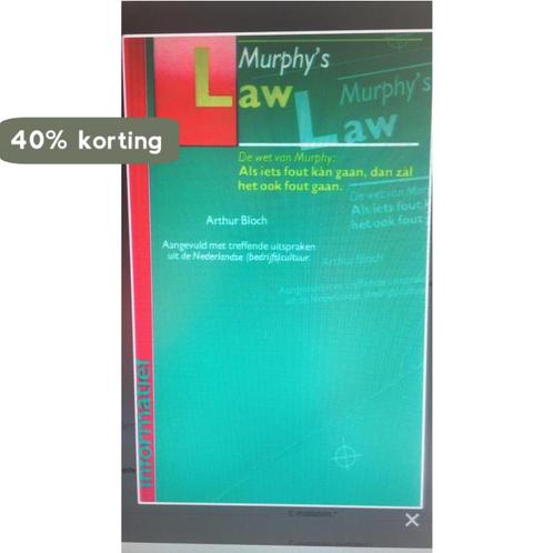 MURPHYS LAW 9789022955284 Bloch, Boeken, Stripverhalen, Gelezen, Verzenden