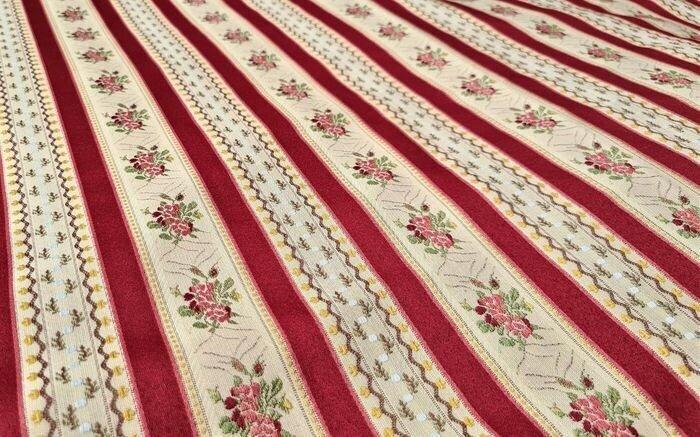 Boudoir d’Epoca – Lélégance à rayures florales - Tissu, Antiek en Kunst, Antiek | Tapijten, Tafelkleden en Textiel