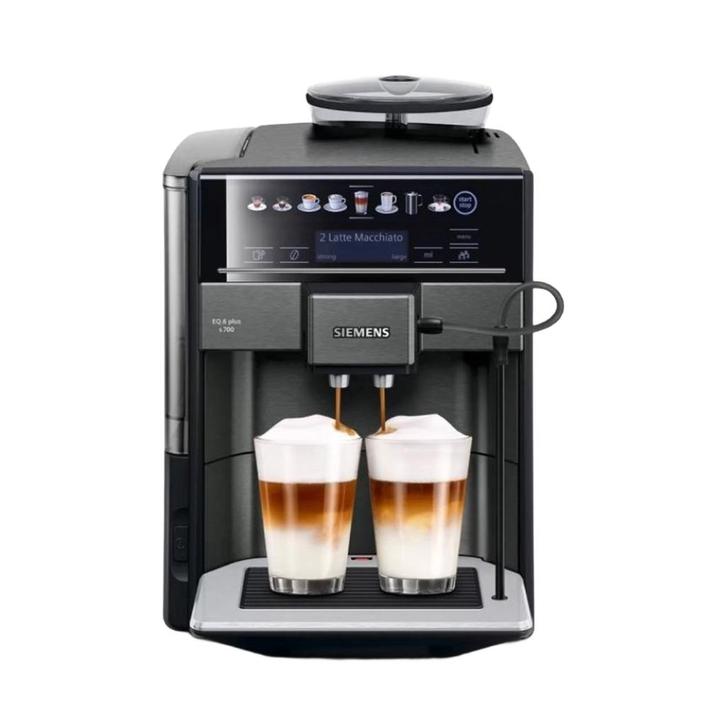 Siemens EQ6 PLUS S700 Koffiemachine, Elektronische apparatuur, Koffiezetapparaten, 10 kopjes of meer, Zo goed als nieuw, Koffiebonen