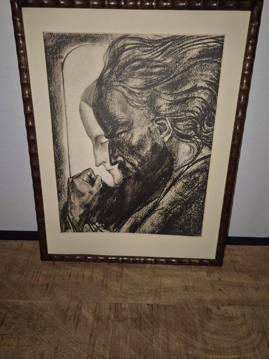 Jan Toorop (1858-1928) - ARBEID EN LIEFDE 1920, Antiek en Kunst, Antiek | Overige Antiek