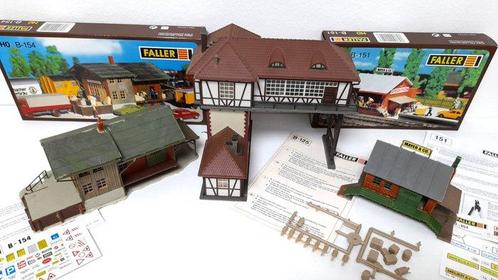 Faller H0 - B-125 (120125), B-151, B-154 - Treinset (3) -, Hobby en Vrije tijd, Modeltreinen | H0