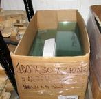 Glas schappen, B100 x D30cm, glas legborden, glazen, Nieuw in verpakking