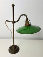 Bureaulamp - Antieke geëmailleerde Industrieel lamp -, Antiek en Kunst, Curiosa en Brocante