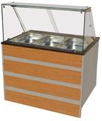 Warm Buffet GN 3x 1/1 | 230V | 2,02kW | Met led verlichting, Verzenden, Nieuw in verpakking