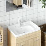 vidaXL Évier de salle de bain blanc 61x48x23cm, Bricolage & Construction, Neuf, Verzenden