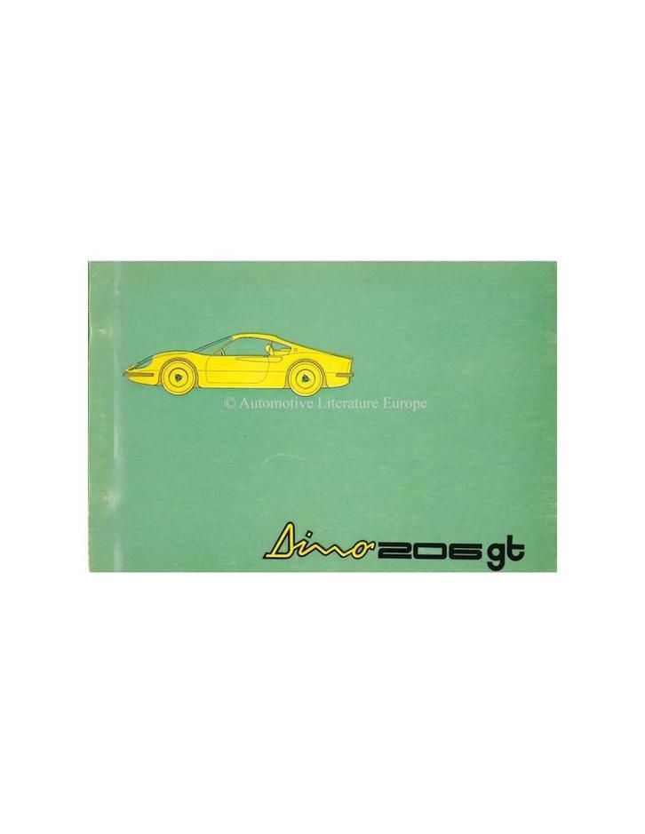 1969 FERRARI DINO 206GT ONDERDELENHANDBOEK 39/69, Autos : Divers, Modes d'emploi & Notices d'utilisation, Enlèvement ou Envoi