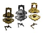 Set van 30 kleine metalen retro kistslotjes (kleur: goud), Verzenden, Nieuw