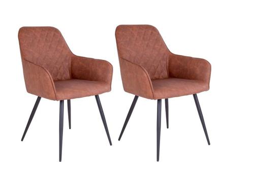 Tweedekans | House Nordic Eetkamerstoel - Set van 2 - Max., Huis en Inrichting, Stoelen, Ophalen of Verzenden