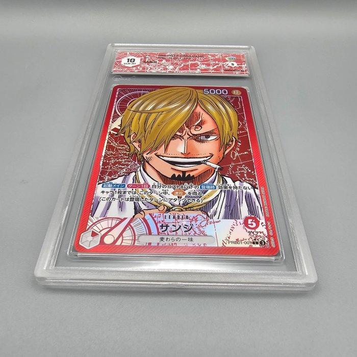 One Piece Graded card - SANJI (Leader) Parallel PRB01-001 L, Hobby en Vrije tijd, Verzamelkaartspellen | Overige