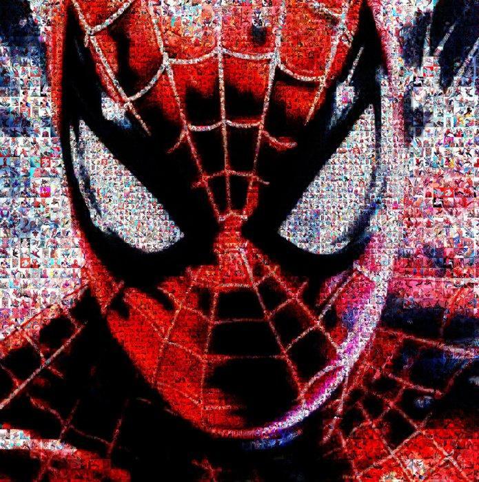 David Law - Crypto Spiderman, Antiek en Kunst, Kunst | Schilderijen | Modern