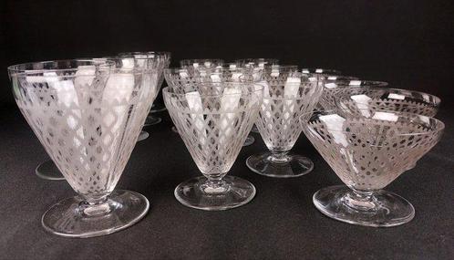 Baccarat - Baccarat - Service à boisson (18) - Alhambra -, Antiek en Kunst, Kunst | Designobjecten