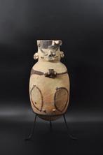 Chancay Aardewerk Antropomorfe urn met TL-test. Duitse, Collections