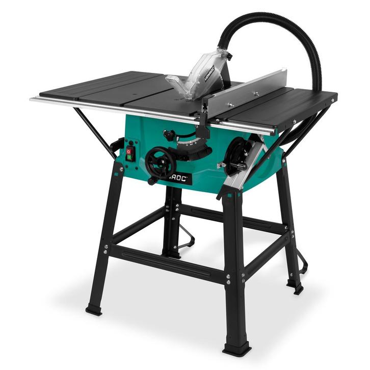Zaagtafel 2000W – Ø250mm | Incl. 60T Zaagblad en onderstel, Doe-het-zelf en Bouw, Gereedschap | Zaagmachines, Nieuw, Verzenden