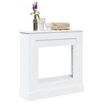 vidaXL Haardombouw 90x30x90 cm bewerkt hout wit, Huis en Inrichting, Kachels, Verzenden, Nieuw