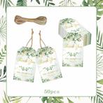 Bloemenkaartjes thank you for celebrating with us - groen, Nieuw