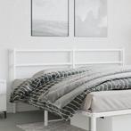 vidaXL Hoofdbord 200 cm metaal wit, Huis en Inrichting, Slaapkamer | Bedden, Verzenden, Nieuw