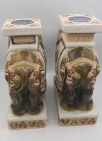 Tables gigognes (2) - Olifant Plantentafeltjes - Porcelaine