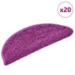 vidaXL Trapmatten 20 st 65x21x4 cm paars, Verzenden, Nieuw