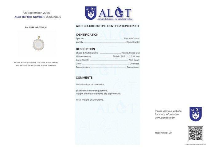 ALGT Gecertificeerd - Grote en Meesterlijke Natuurlijke, Verzamelen, Mineralen en Fossielen