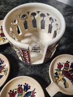 Laouini - Onderzetter (6) - Motief Vogel - Diameter 10 cm -